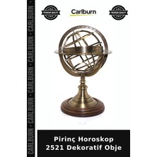 Carlburn Özel Üretim Dekoratif Hediyelik Koleksiyon Aksesuar Pirinç Horoskop 2521