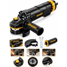 Dragro 1200W Avuç Taşlama Makinesi 125 mm Bakır Sargılı Spiral DR-1200