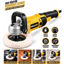 Dragro 1300W + 180MM Polisaj Makinası - Devir Ayarlı DR-180