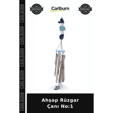 Carlburn Özel Üretim Dekoratif Bahçe Balkon Süs Ahşap Rüzgar Çanı No:1