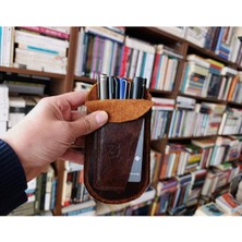 Mahfuz Deri Özel Kalemleriniz Için Kalemlik Kalem Kutu ( 3*4 Kalem Için ) 28 cm \ 13 cm DAK342