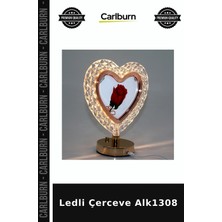 Carlburn Özel Üretim Dekoratif Aydınlatmalı Modern Salon Hediye Ev Aksesuarı Ledli Çerceve ALK1308