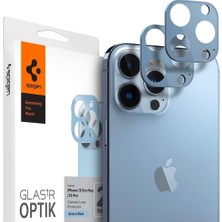 13 Pro Max / 13 Pro ile Uyumlu Kamera Lens Camı Koruyucu Glas.tr Optik (2 Adet) Sierra Blue - AGL04032