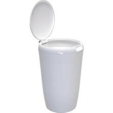 Prime 6 Lt Banyo Mutfak Tezgah Üstü Çöp Kovası - Beyaz
