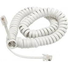 Prime Usin Spiral 3 Metre RJ11 Hat Ahize Telefon Bağlantı Kablosu
