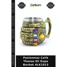 Carlburn Özel Üretim Hediye Koleksiyon Fan Ürünü Mutfak Paslanmaz Çelik Thanos Eli Kupa Bardak ALK1013