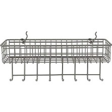Spectrum Diversified Pegboard & Duvara Monte Raf Sepeti ve Kanca Istasyonu, 40,64 cm U x 14,0 cm G, Endüstriyel Gri
