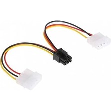 Hsc Bilişim Pin Power Kablo 6 Pin To 2 Molex Pcıe Ekran Kartı Güç 6pin