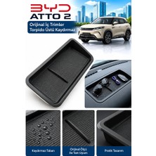 Meyzone Byd Atto 2 Uyumlu Torpido Üstü Kaydırmaz Düzenleyici Rafı Trim Seti Kaydırmaz Konsül Düzenleyici Tepsi