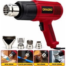 Dragro 2000 W Profesyonel Sıcak Hava Tabancası 2 Kademeli