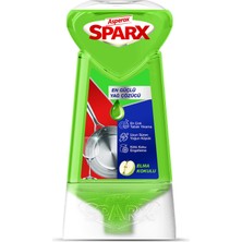 Asperox Sparx Elma Kokulu Sıvı Bulaşık Deterjanı 650 ml 2 Adet