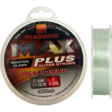 Trabucco Max Plus Allround 300MT 0.25MM 5.8kg Monofilament Misina Şeffaf Açık Yeşil