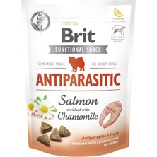 Prime Brit Care Functional Snack, Parazit Önlemek Için, Tahılsız, Somon Balıklı ve Papatyalı, Fonksiyonel Yetişkin Köpek Ödülü, 150 G