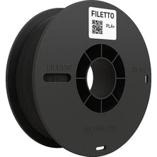 Filetto Pla+ Filament - Siyah - 1.75MM - 1 kg