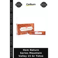 Carlburn Özel Üretim Doğal Aromatik Rahatlatıcı Ev Dekor Koku Hem Nature Serıes Mountaın Valley 15 gr Tütsü