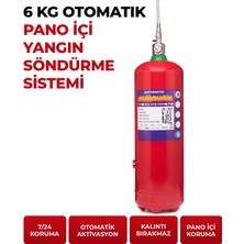 German Kupfermax 6 kg Pano Içi Novec 1230 Fk-5-1-12 Otomatik Gazlı Yangın Söndürme