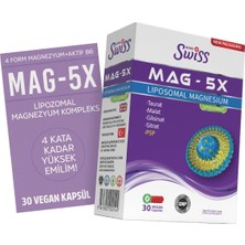 Tr Mag-5x Lipozomal Magnezyum Kompleks – 4 Form Bir Arada (Taurat, Malat, Glisinat, Sitrat) + Akti