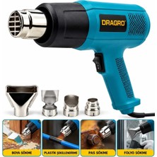 Dragro 2000 W Profesyonel Sıcak Hava Tabancası 2 Kademeli