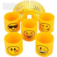 Limmy Emoji Stres Yayı Oyuncak Stres Yayı - 6 cm Çapında - 2 Adet