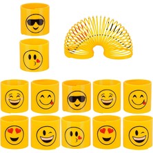 Limmy Emoji Stres Yayı Oyuncak Stres Yayı - 6 cm Çapında - 3 Adet