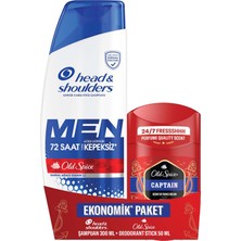 Head & Shoulders Men Ultra Şampuan 300 ml + Old Spice Captain Stick 50 ml 2 Adet