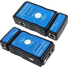 Prime 9 LED M-726AT USB+RJ11+ Kopuk Devre, Kısa Devre,çapraz Bağlantı,yanlış Eşleşme Bulur. Akıllı Otomatik Kapanan Cat5, CAT5E, Cat6 Utp/stp Ethernet Kablo Çok Fonksiyonlu Kablo Test Cihazı