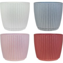 Hak Plastik Hak Pls Orj. Rattan Saksı No:2 HP371