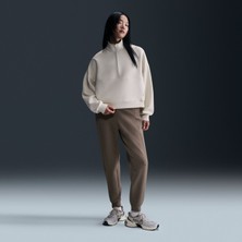 Nike 24.7 Impossiblysoft Dri-Fıt Hz Kadın Bej Sweatshirt HQ8188-104