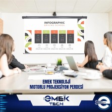 Maison Luré Taşınabilir Akıllı Kumaş Projeksiyon Perdesi 150X105CM, Işık Geçirmez, 4k-8k