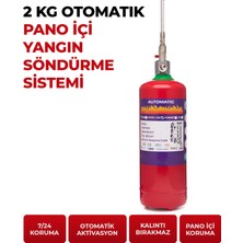 German Kupfermax 2 kg Pano Içi Novec 1230 Fk-5-1-12 Otomatik Gazlı Yangın Söndürme Sistemi