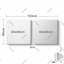 Prime Tayland Şelale Manzarası 123 x 60-2 Parçalı