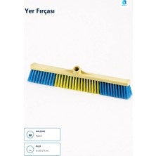 Dolphfin Yer Fırçası 50 cm Çok Renkli Plastik