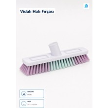 Dolphfin Vidalı Halı Fırçası Çok Renkli 23 x 5 x 6,5 cm