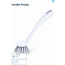 Dolphfin Lavabo Fırçası Ak 108 Plastik 23 x 6 cm