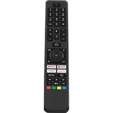 55UA9540 Vestel Televizyon Için Uyumlu Netflix Youtube Tuşlu Akıllı Tv Uzaktan Kumanda