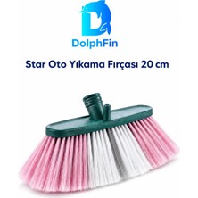 Dolphfin Star Oto Yıkama Fırçası 20 cm Çok Renkli