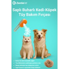ZentiaVet Saplı Buharlı Kedi Tarağı, Buharlı Kedi & Köpek Yıkama Fırçası Tarağı Yumuşak Silikonlu
