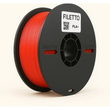 Filetto Pla+ Filament - Kırmızı - 1.75MM - 1 kg