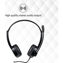 Prime Rapoo H100 Wıred Stereo Headset Black