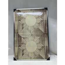 Piknik Sepetim 60X90 cm Kuzine Soba Şömine Tablası-Altlığı Ayaklıdır
