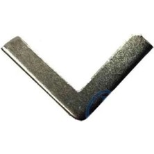 Marsilyan™- Kitap, Kapak, Menü, Albüm Köşesi, Orta - 18X32MM, Nikel, 1000 Adet