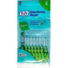 0.8 mm - Yeşil Diş Arayüz Fırçası (1x 6 Adet)