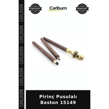 Carlburn Özel Üretim Koleksiyon Aksesuar Klasik Pirinç Pusulalı Baston 15149