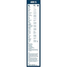 Prime Rüzgarlıklı Silecek Seti 480S 3397118541