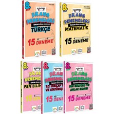 Yargı Yayınları Ders Arkadaşım 8.sınıf Tamamı Video Çözümlü 15 Branş Denemeleri Seti 5 Kitap