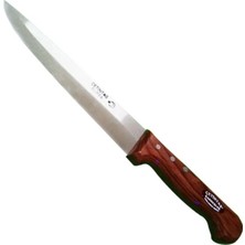 Efnaz Style Bursa Kurban ve Kasap Bıçağı No:3, 18 Cm, Ahşap Gül Sap