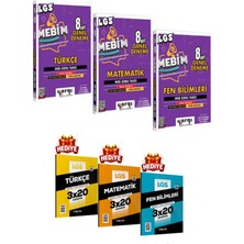 Yargı Yayınları Ders Arkadaşım 8.sınıf Lgs Mebim Türkçe Matematik Fen 8 Adet Genel Deneme Seti(Hediyeli)