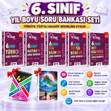 Yargı Yayınları Ders Arkadaşım 6. Sınıf Yıl Boyu Soru Bankası Seti Türkçe Matematik Fen Sosyal Din + 2 Hediye