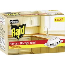 Raid Hamam Böceği Yemi Tablet 6lı