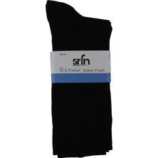 Şirin 0100 Ter Emici Süper Soft Erkek Penye Çorap 5'li 3 Adet 15 Çift